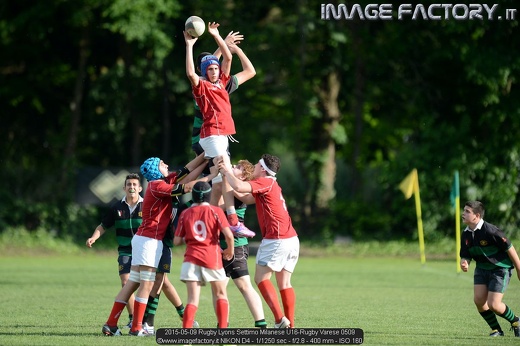 2015-05-09 Rugby Lyons Settimo Milanese U16-Rugby Varese 0509